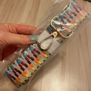 NIP Guitar Strap for Purses - Multicolor Never Used Purse Strap